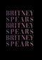 Junior's Britney Spears Cheetah Repeating Name T-Shirt