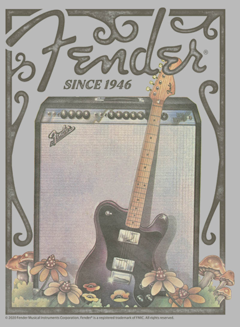 Junior's Fender Since 1946 Retro Poster T-Shirt