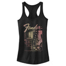 Junior's Fender Sunburst Stratocaster Racerback Tank Top