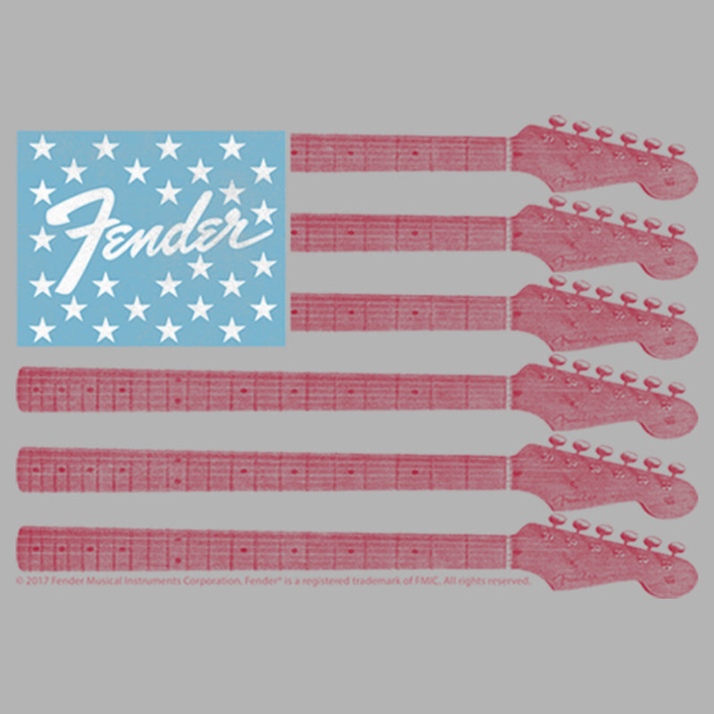 Men's Fender Guitar Flag Logo Pull Over Hoodie
