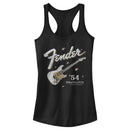 Junior's Fender 54 Stratocaster Racerback Tank Top