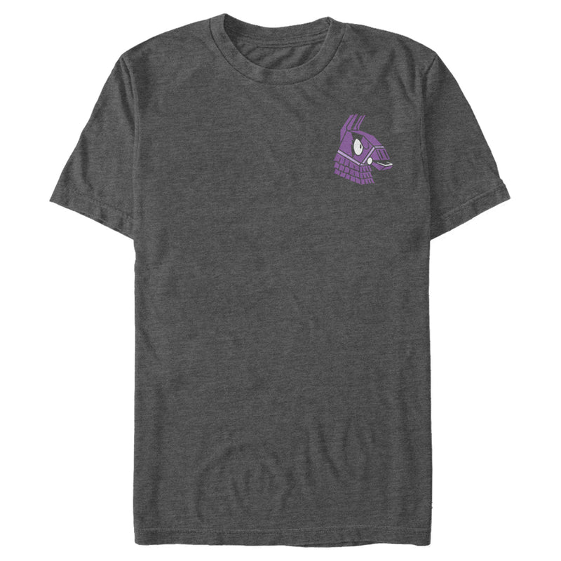 Men's Fortnite Llama Pinatas Pocket Logo T-Shirt