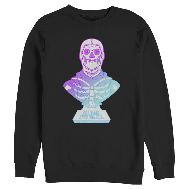 Men's Fortnite Skull Trooper All Hail Glow Sweatshirt