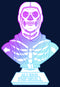 Boy's Fortnite Skull Trooper All Hail Glow T-Shirt