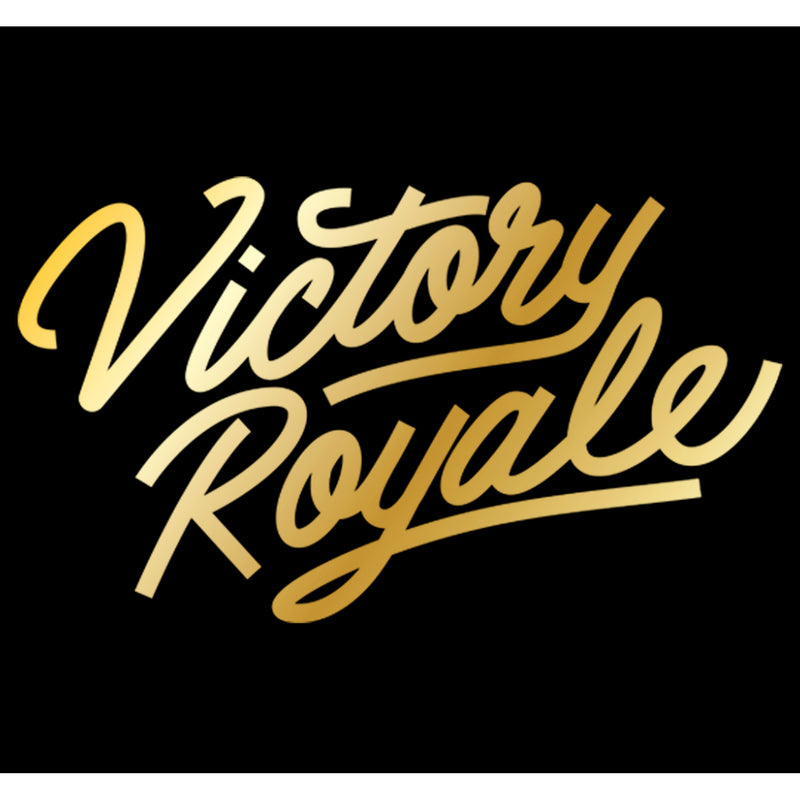 Men's Fortnite Victory Royale Gold Script T-Shirt