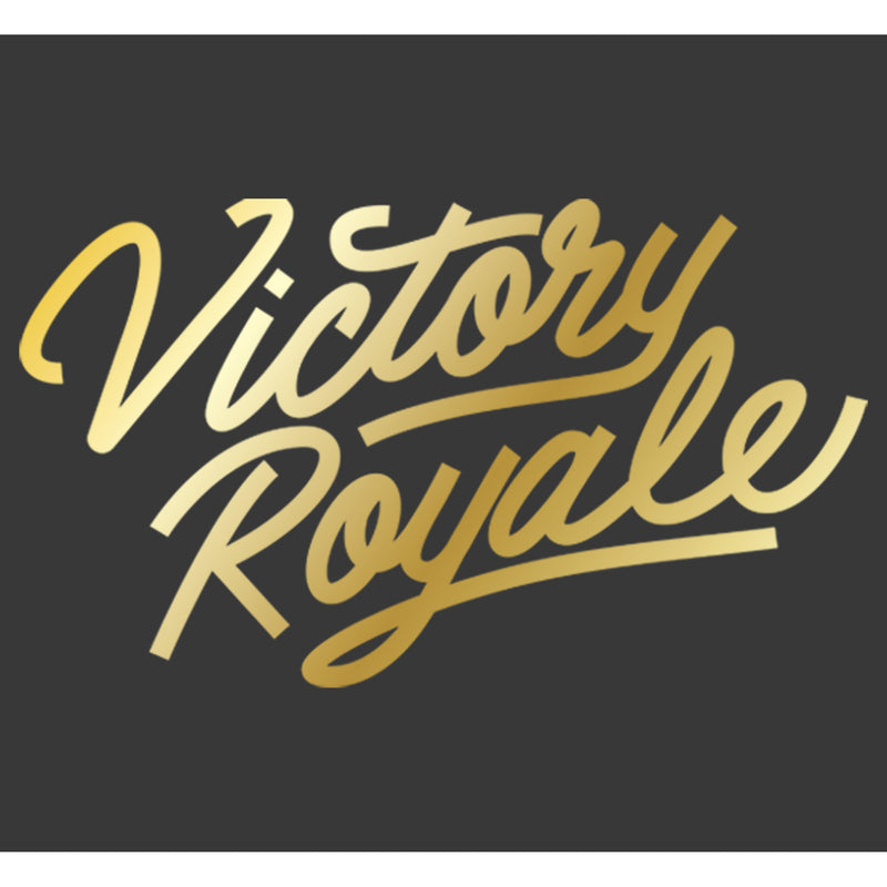 Boy's Fortnite Victory Royale Gold Script T-Shirt