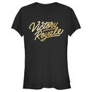 Junior's Fortnite Victory Royale Gold Script T-Shirt