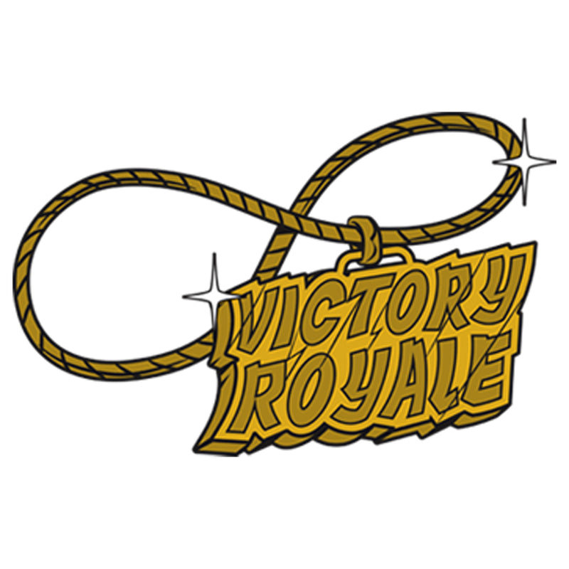 Junior's Fortnite Victory Royale Gold Chain T-Shirt