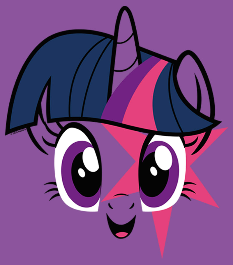 Girl's My Little Pony Twilight Sparkle Face T-Shirt