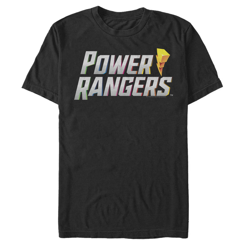 Men's Power Rangers Lightning Bolt Logo T-Shirt