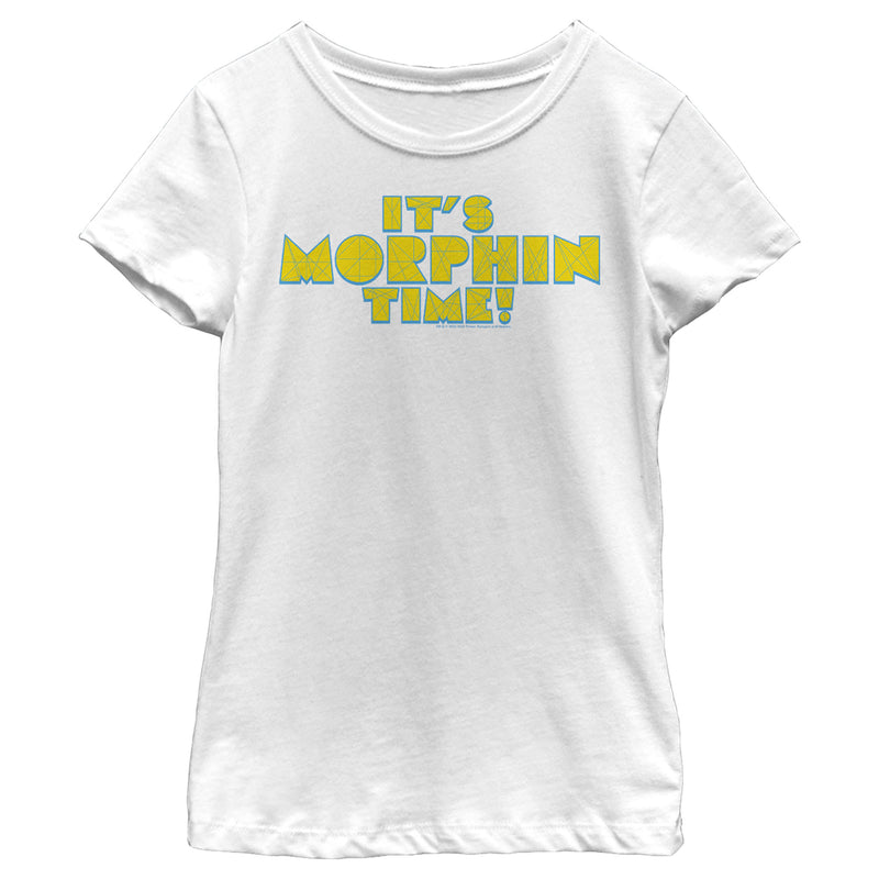 Girl's Power Rangers Geometric Morphin Time T-Shirt