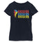 Girl's Power Rangers Rainbow Text T-Shirt