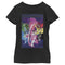 Girl's Power Rangers Rainbow Poster T-Shirt