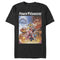 Men's Power Rangers Team Collage Poster T-Shirt