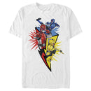 Men's Power Rangers Beast Morphers Lightning Bolt T-Shirt