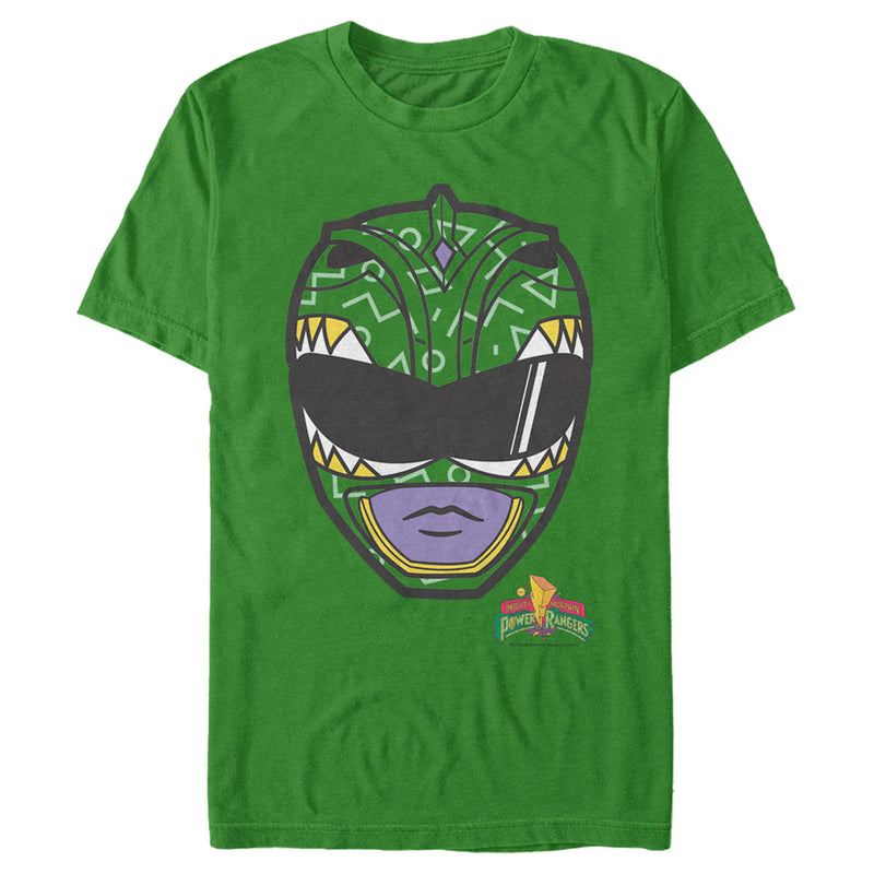 Men's Power Rangers Green Ranger Helmet T-Shirt