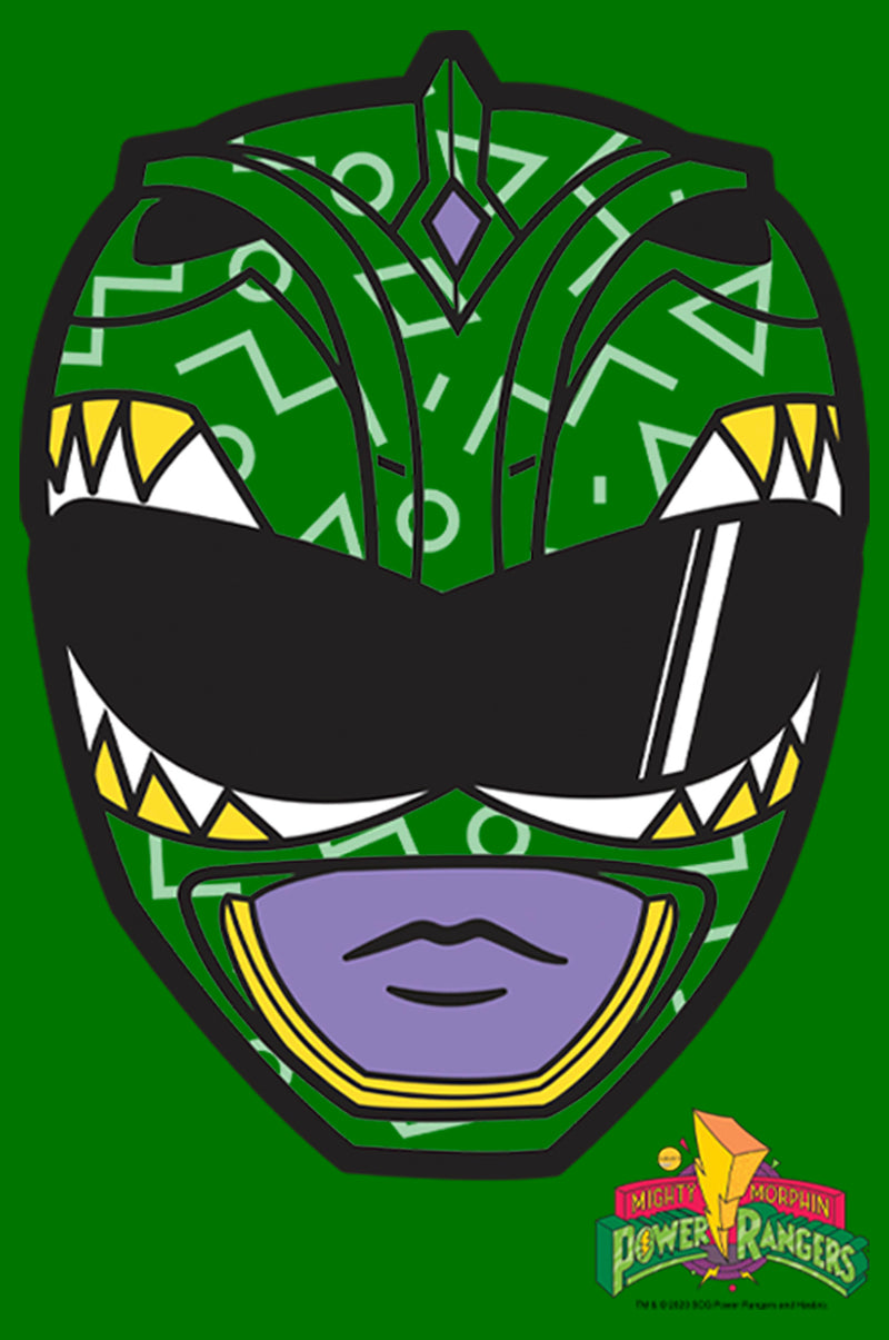 Men's Power Rangers Green Ranger Helmet T-Shirt