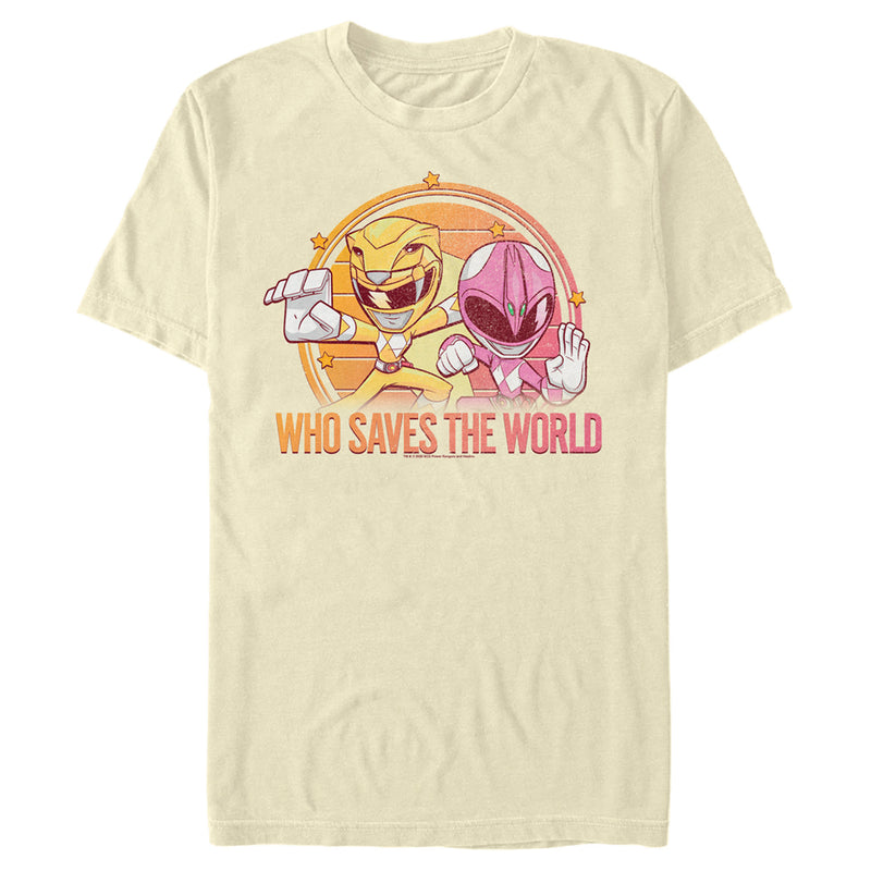 Men's Power Rangers Who Saves The World T-Shirt