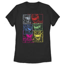 Women's Power Rangers Beast Morpher Neon Panels T-Shirt