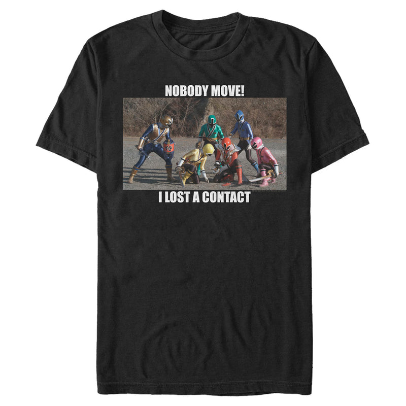 Men's Power Rangers Contact Lens Meme T-Shirt