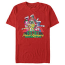 Men's Power Rangers Santa Rangers T-Shirt