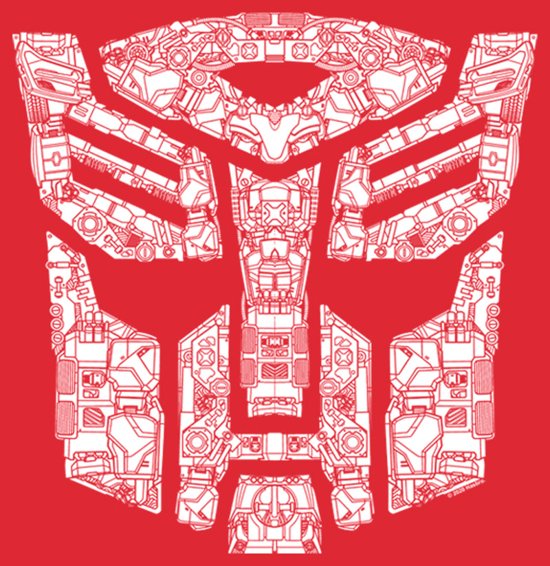 Men's Transformers Autobot Parts Logo T-Shirt