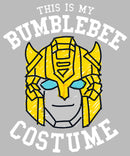 Junior's Transformers This is My Bumblebee Costume T-Shirt