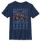 Boy's Transformers Optimus Prime Roll Out Ugly Xmas T-Shirt