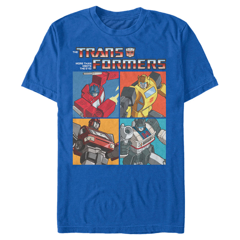 Men's Transformers Autobots Character Box T-Shirt