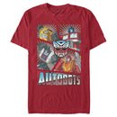 Men's Transformers Autobots Character Cut Up T-Shirt