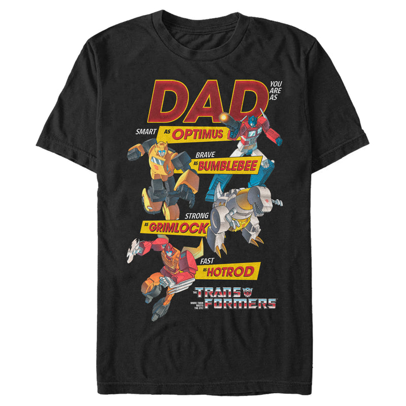 Men's Transformers Autobots Robot Dad T-Shirt