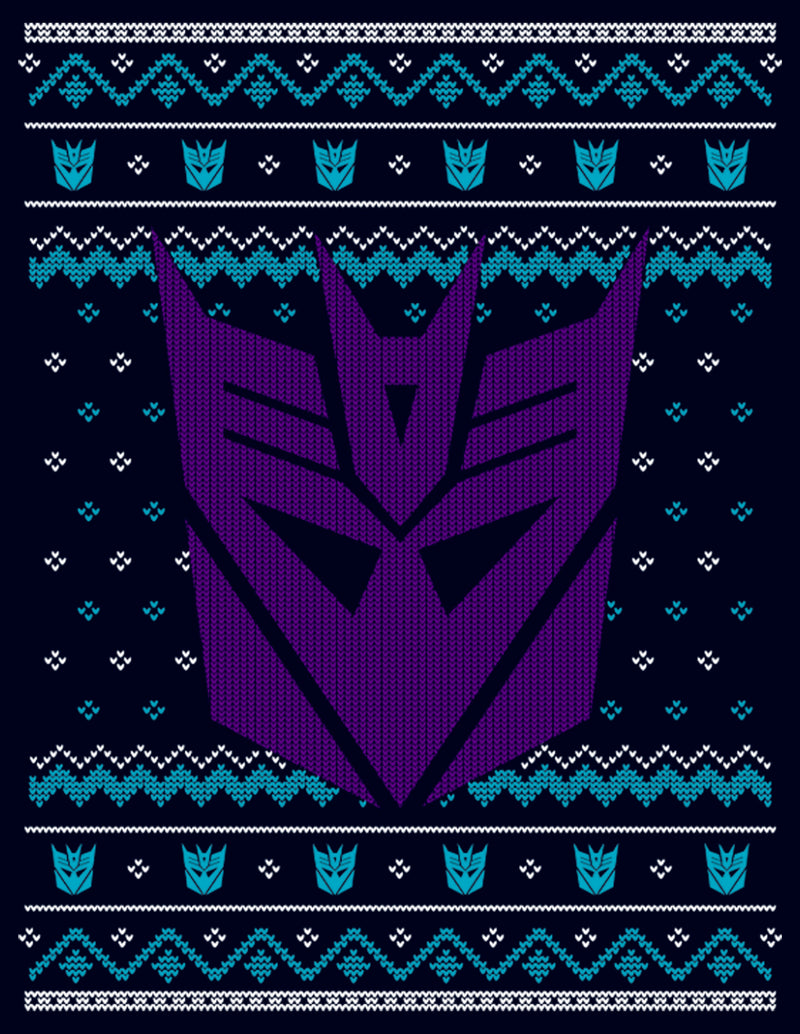Men's Transformers Decepticon Logo Ugly Xmas T-Shirt