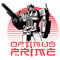 Men's Transformers Optimus Prime Retro Kanji T-Shirt