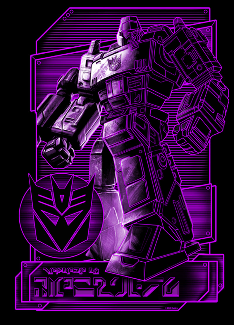 Men's Transformers Megatron Digital Outline T-Shirt