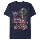 Men's Transformers Decepticons Character Panels T-Shirt