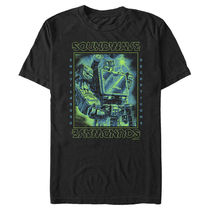 Men's Transformers Soundwave Lightning Waves T-Shirt