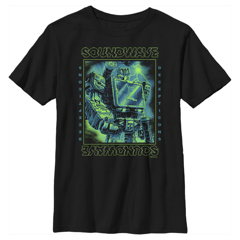Boy's Transformers Soundwave Lightning Waves T-Shirt
