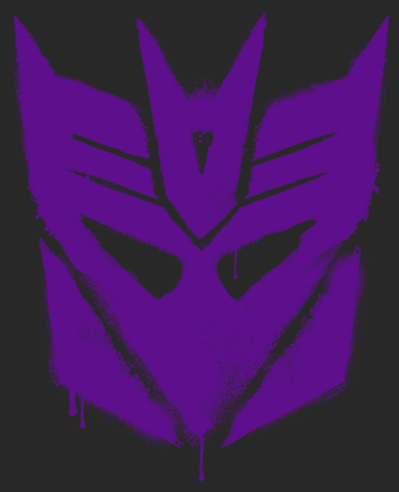 Women's Transformers Decepticon Graffiti Logo T-Shirt
