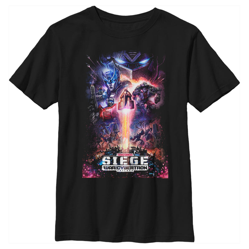 Boy's Transformers Siege Poster T-Shirt