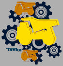 Boy's Tonka Truck Gears T-Shirt