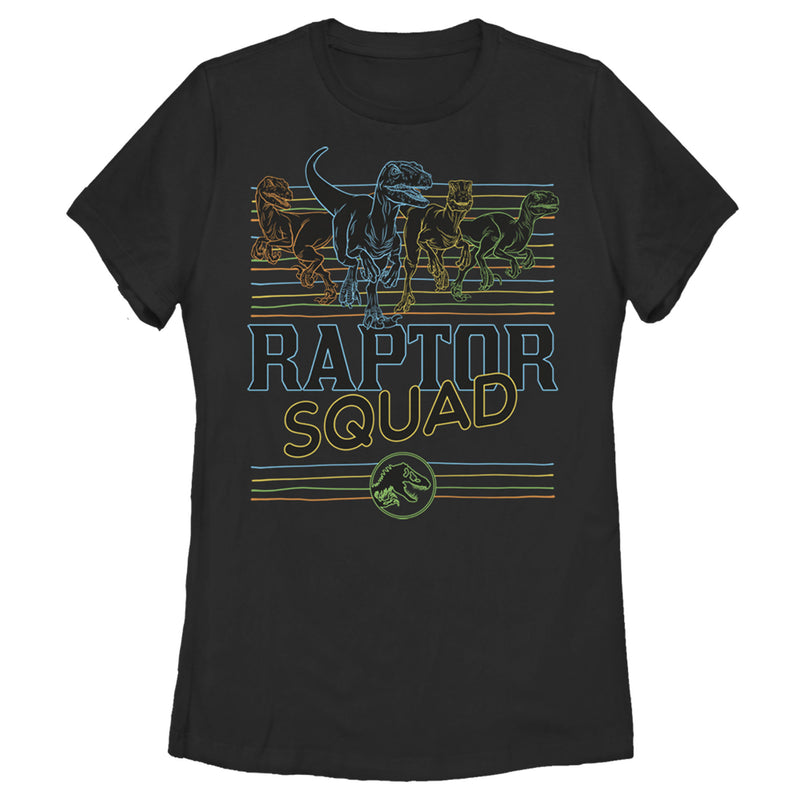 Women's Jurassic World: Camp Cretaceous Retro Raptor Squad T-Shirt