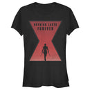 Junior's Marvel Black Widow Hourglass Nothing Lasts T-Shirt