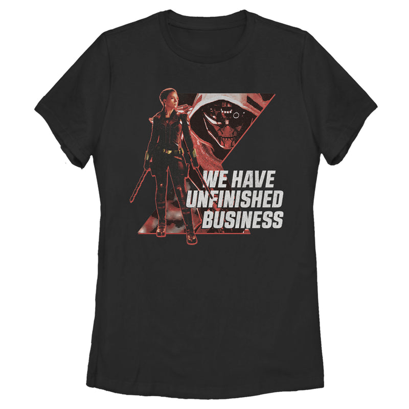 Women's Marvel Black Widow Unfinished Business T-Shirt