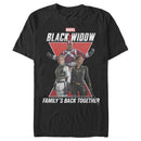 Men's Marvel Black Widow Family Back Together T-Shirt