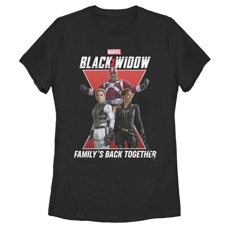Women's Marvel Black Widow Family Back Together T-Shirt