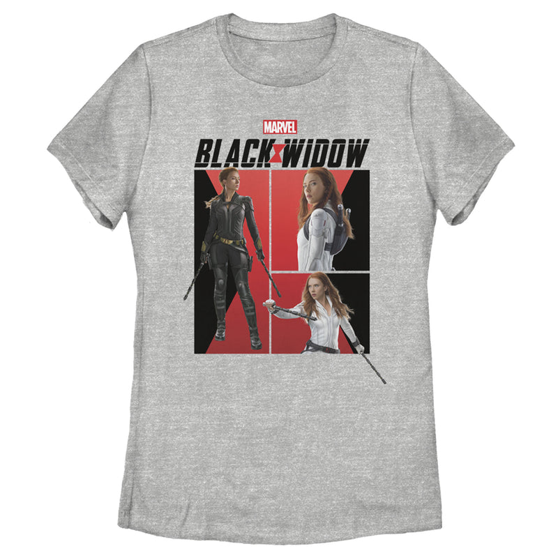 Women's Marvel Black Widow Character Shots T-Shirt