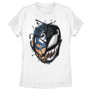 Women's Marvel Captain America Venom Mask Symbol T-Shirt