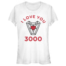 Junior's Marvel Avengers Endgame I Love You 3000 T-Shirt