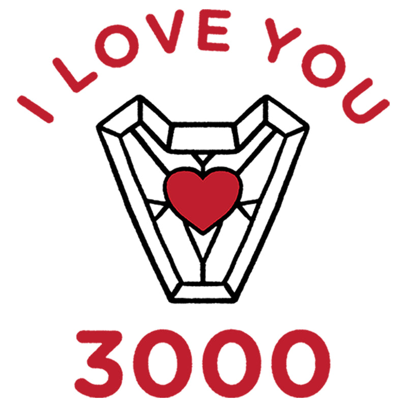 Junior's Marvel Avengers Endgame I Love You 3000 T-Shirt