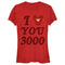 Junior's Marvel Avengers Endgame 3000 Love T-Shirt